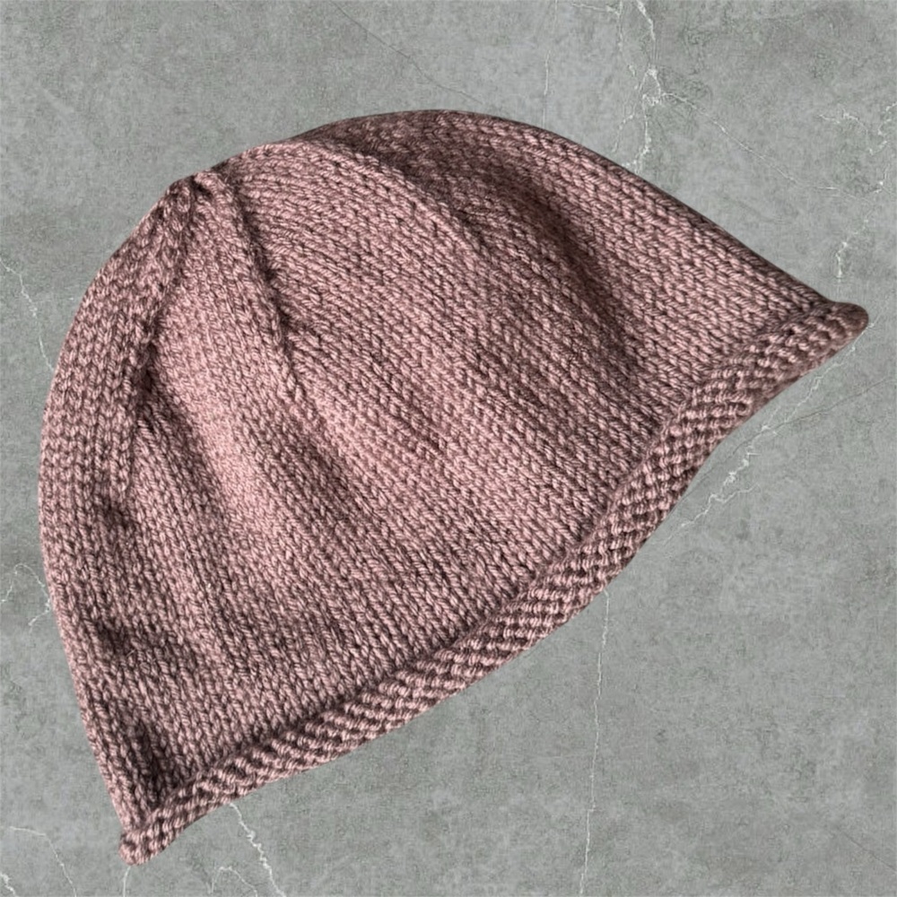2 for $30 🆕Handmade Mauve Knit Hat - Picture 4 of 14